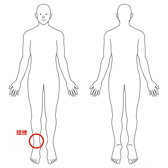 右足首